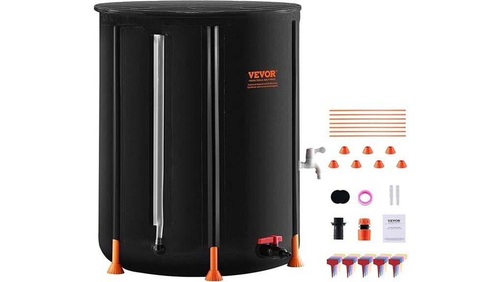 100 gallon collapsible rain barrel