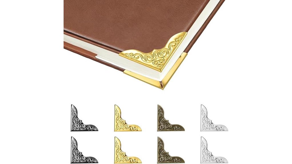 100 metal book corner protectors
