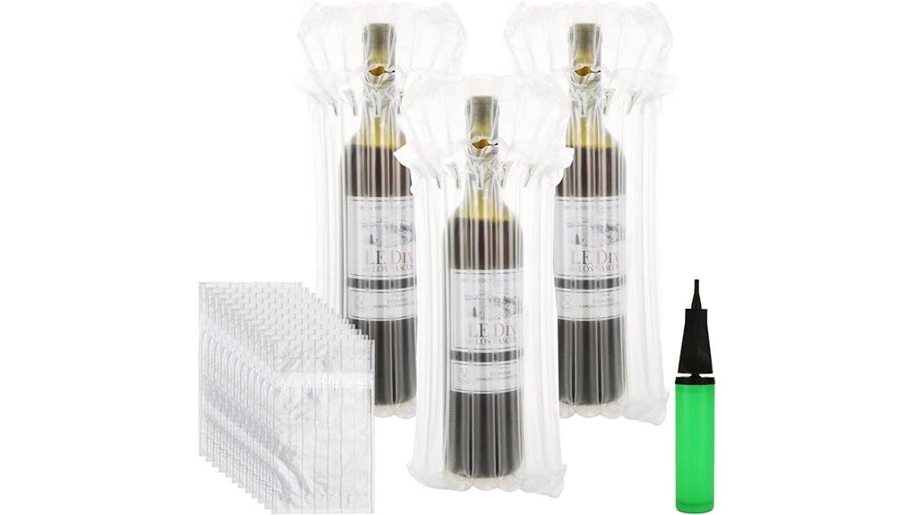 100 pack inflatable wine protectors