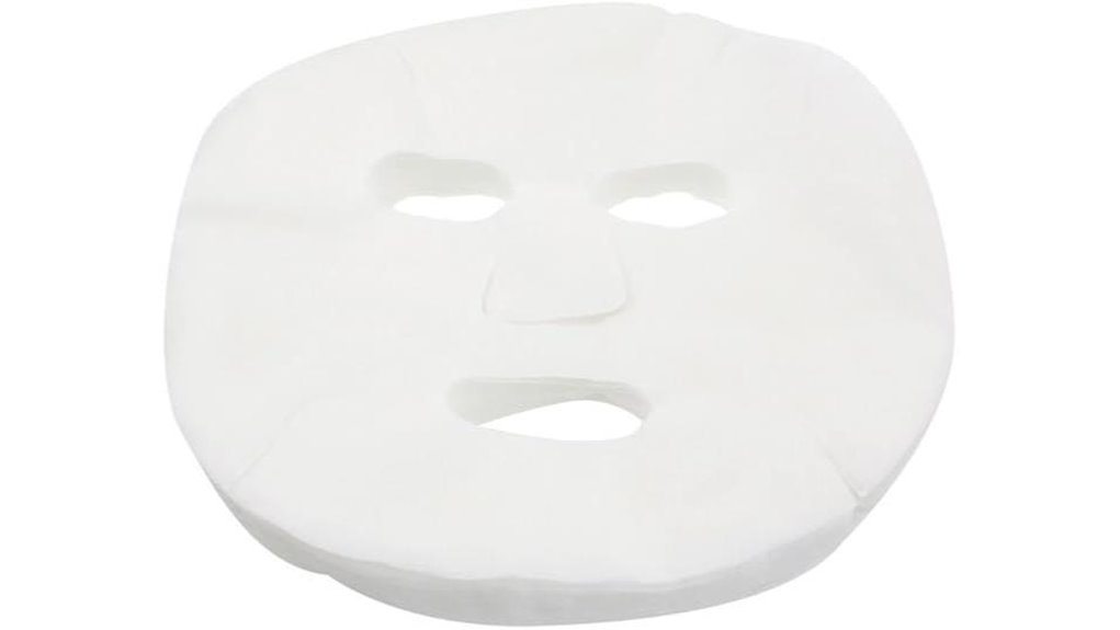 100 pack precut white facial sheets