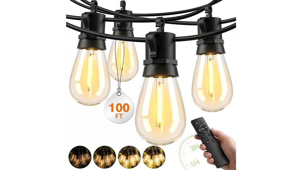 100ft waterproof outdoor led string