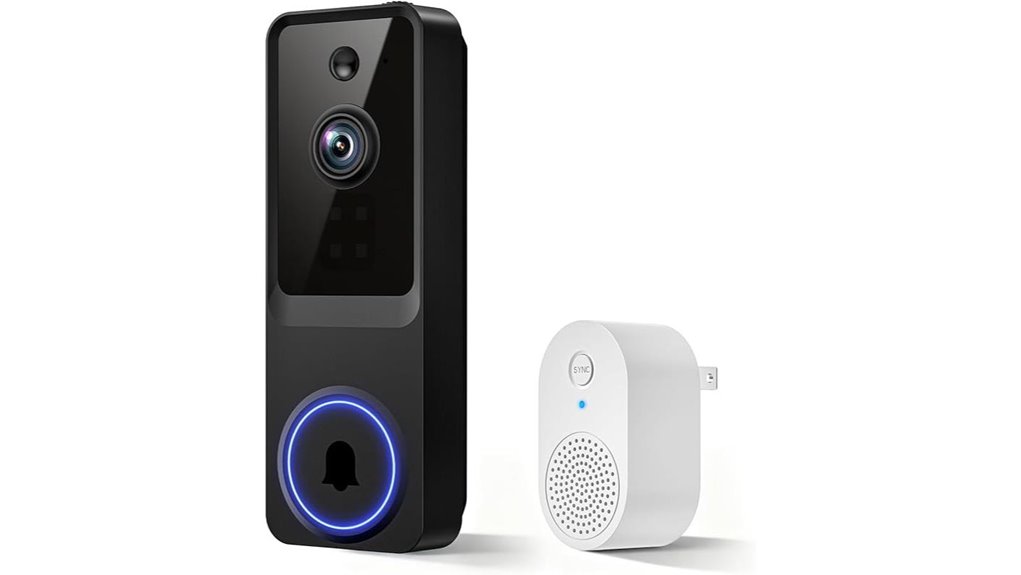 1080p ai smart doorbell camera