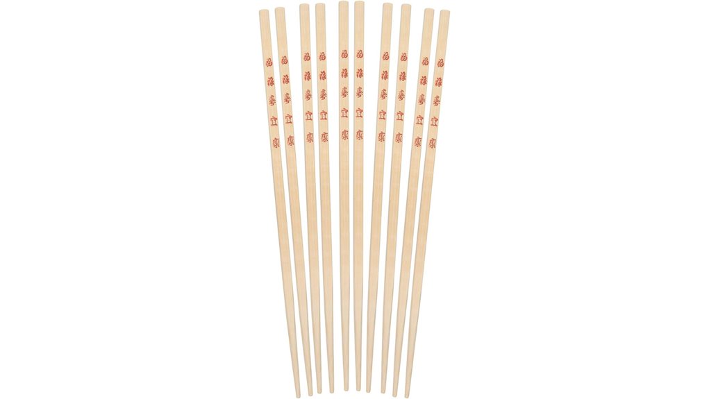 10 5 inch bamboo chopsticks tenpair