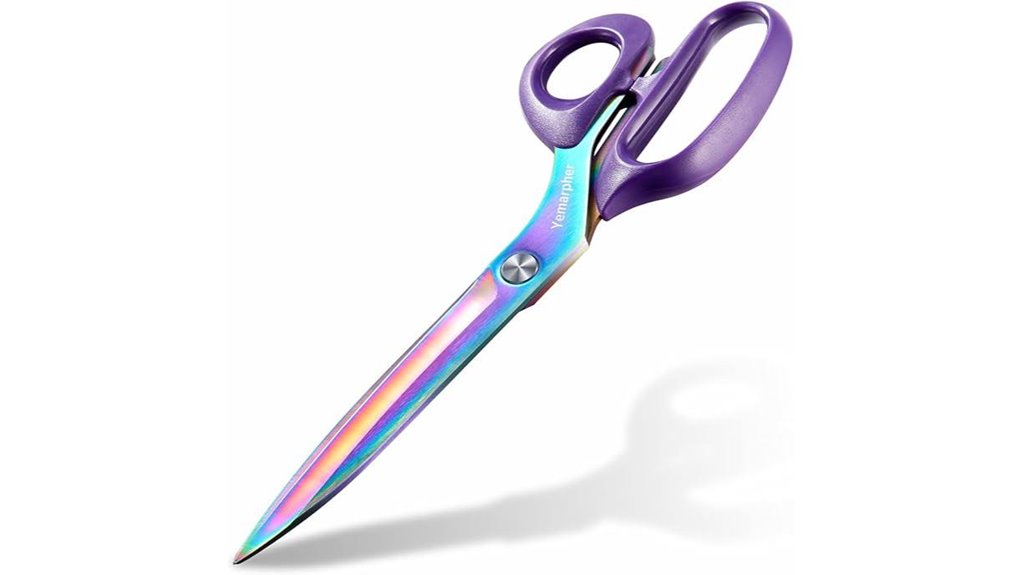 10 5 inch titanium coated tailoring scissors