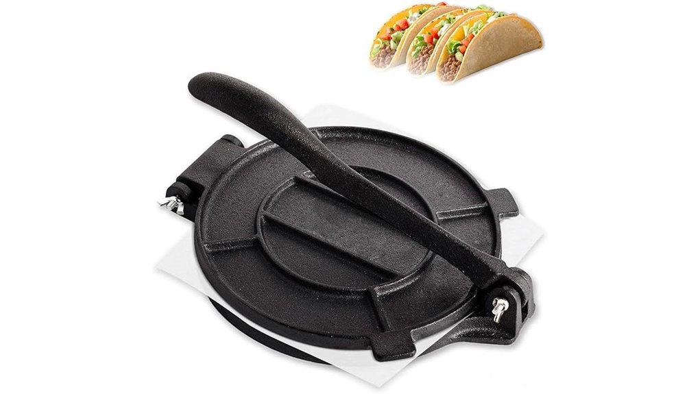 10 inch cast iron tortilla press