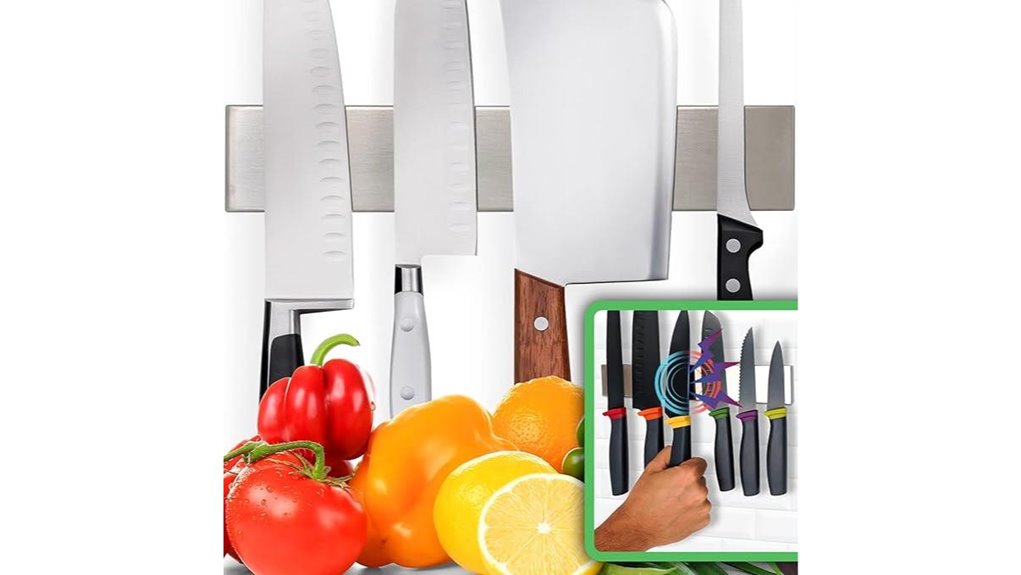 10 inch stainless magnetic knife holder