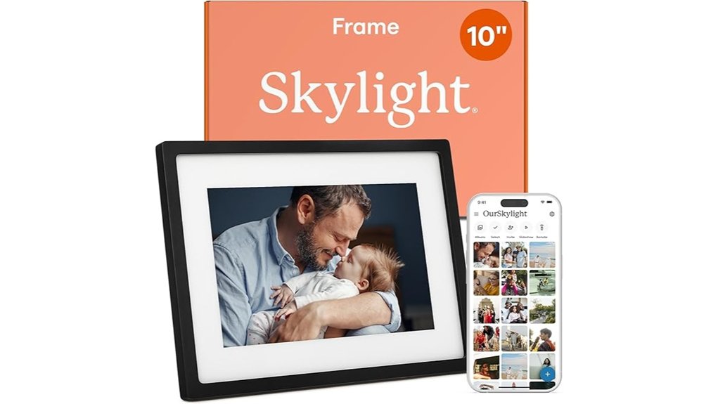 10 inch wifi touchscreen photo frame