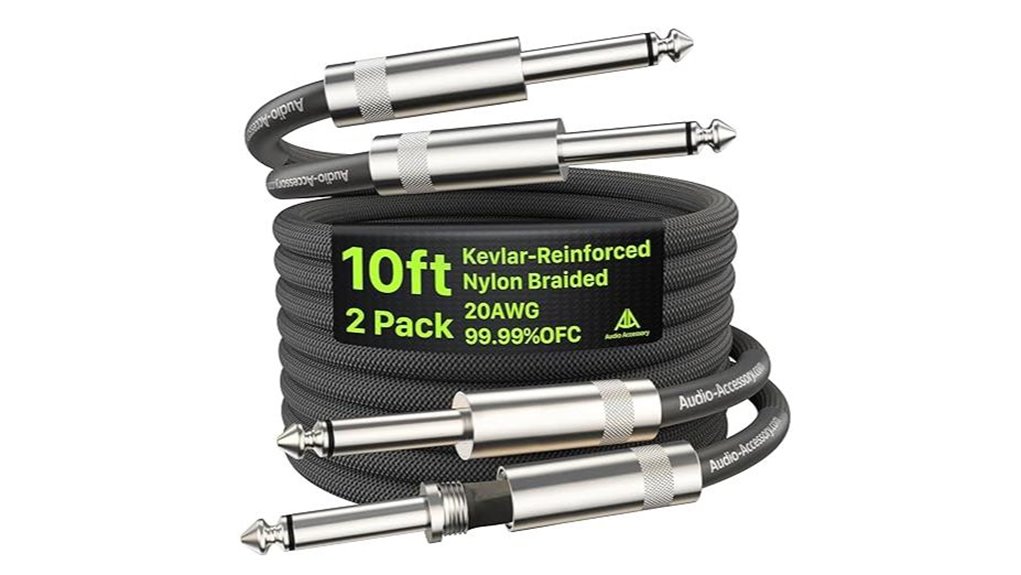 10ft kevlar reinforced shielded instrument cables