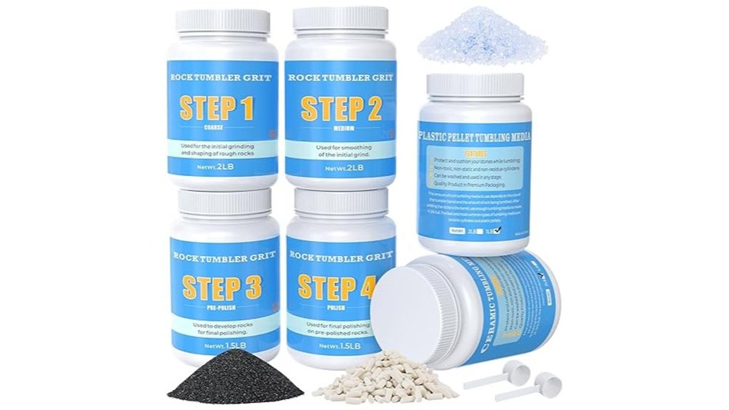 10lb large rock tumbler kit