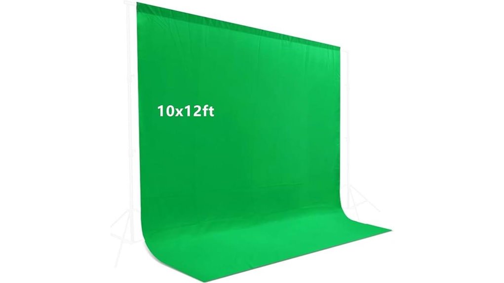 10x12ft collapsible green backdrop