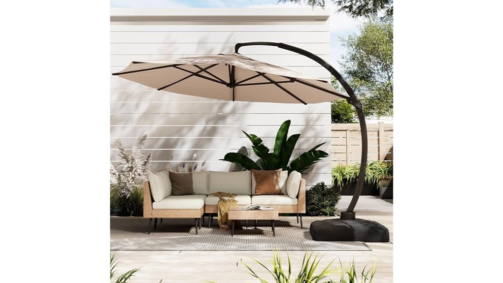 11ft cantilever patio umbrella
