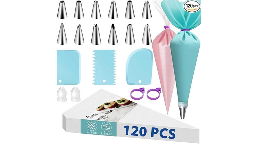 120 piece cake decorating set