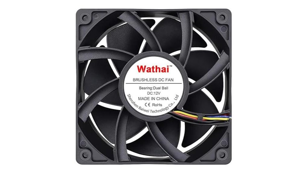 120mm pwm high airflow dual ball