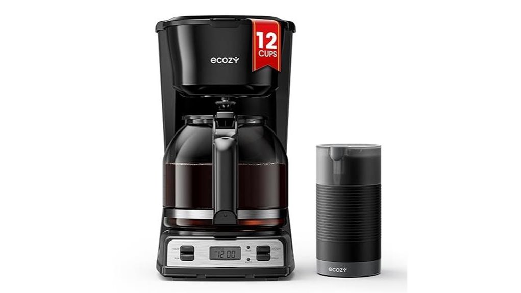 12 cup coffee maker grinder