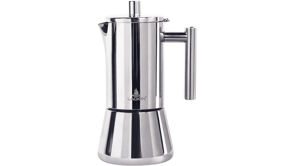 12 cup stainless steel moka