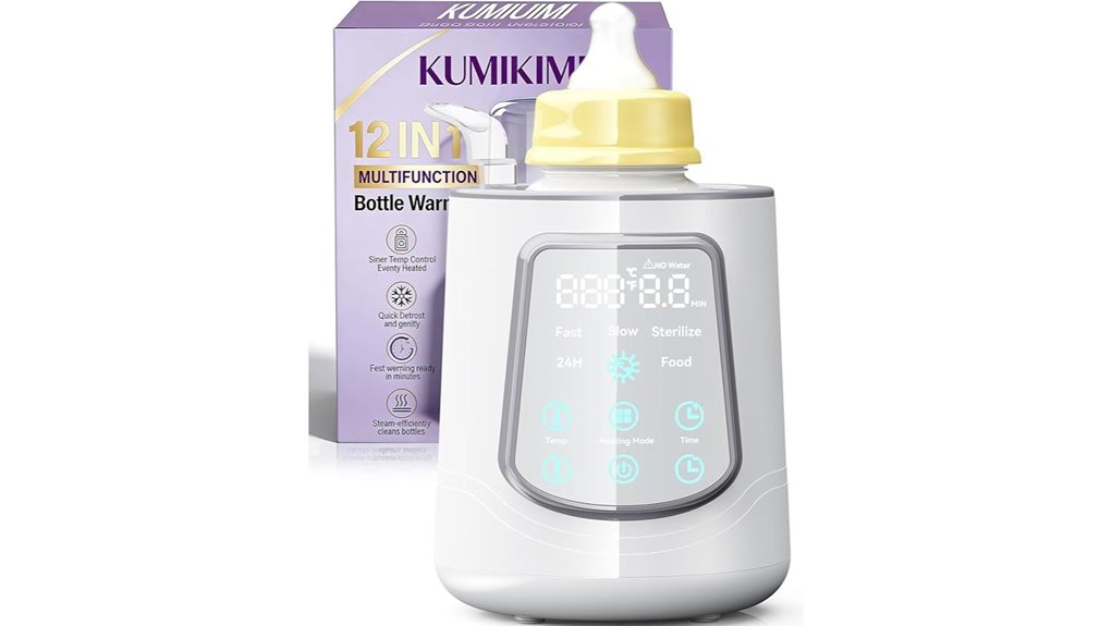 12 in 1 baby bottle warmer