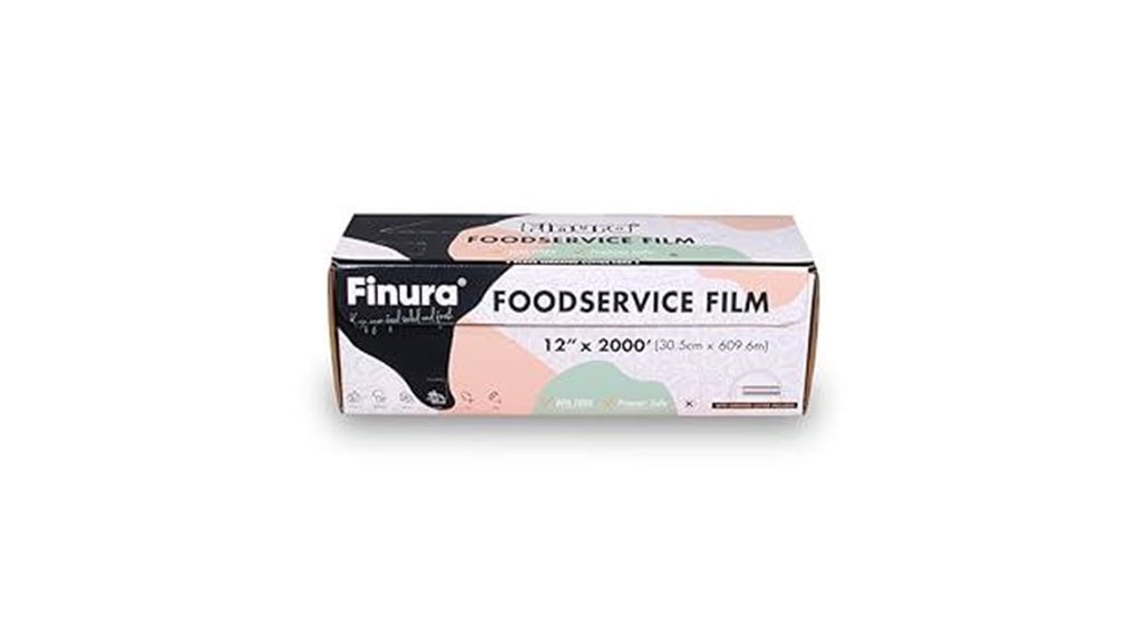 12 inch by 2000 foot plastic wrap