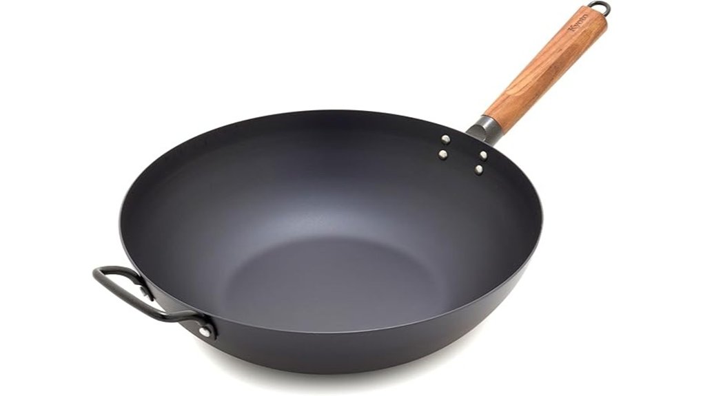 12 inch carbon steel wok