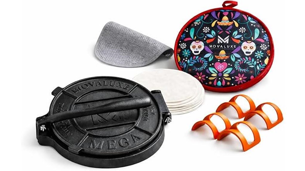 12 inch cast iron tortilla press