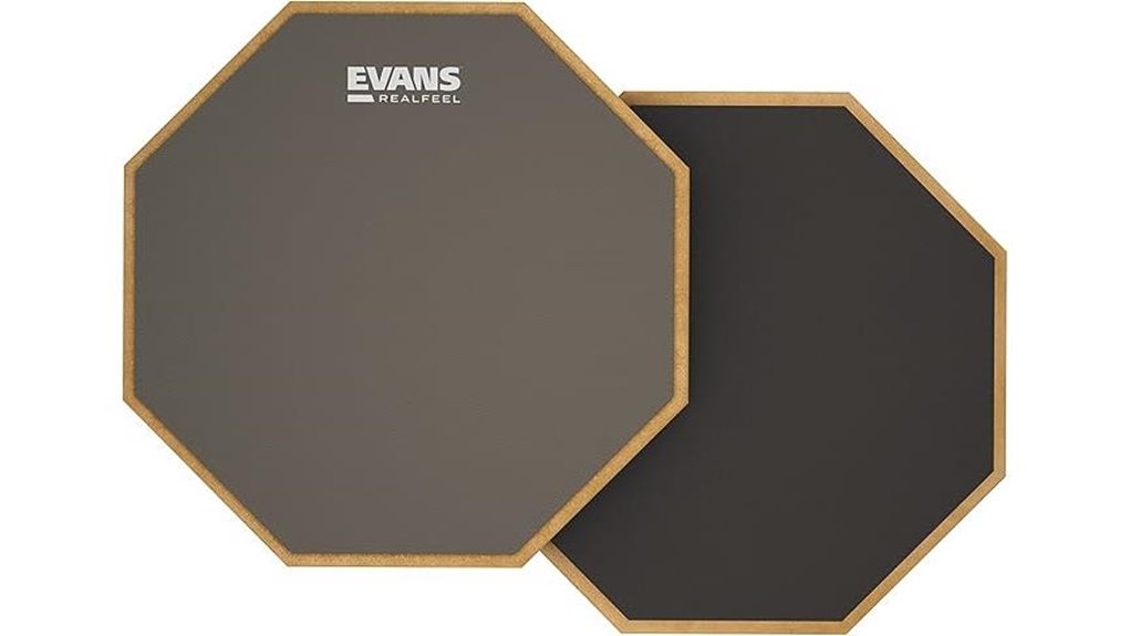 12 inch evans two sided practice pad