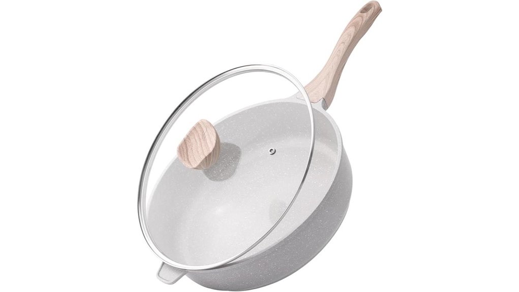 12 inch nonstick ceramic skillet