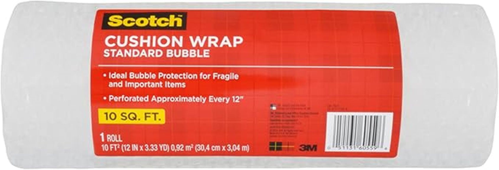 12 inch x 10 foot cushioning wrap