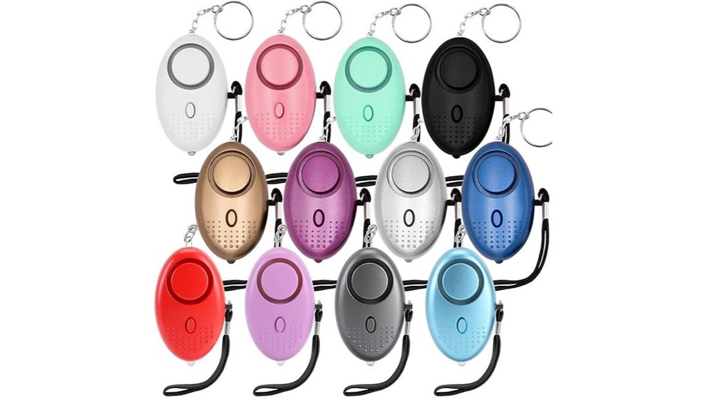 12 pack 140db personal alarms