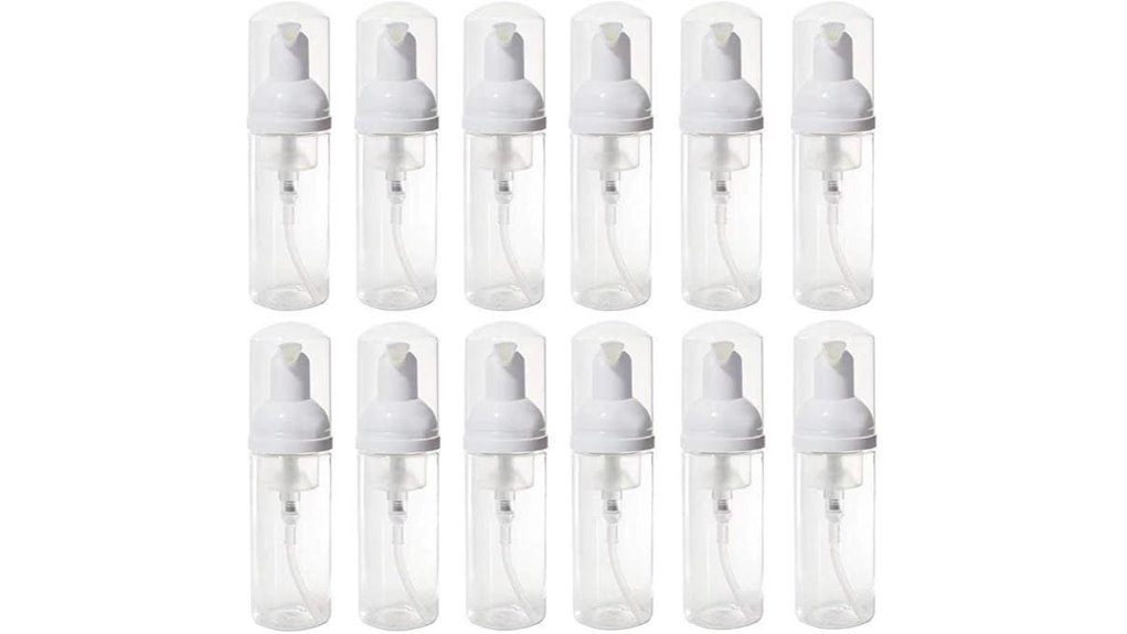 12 pack 2oz foaming soap bottles