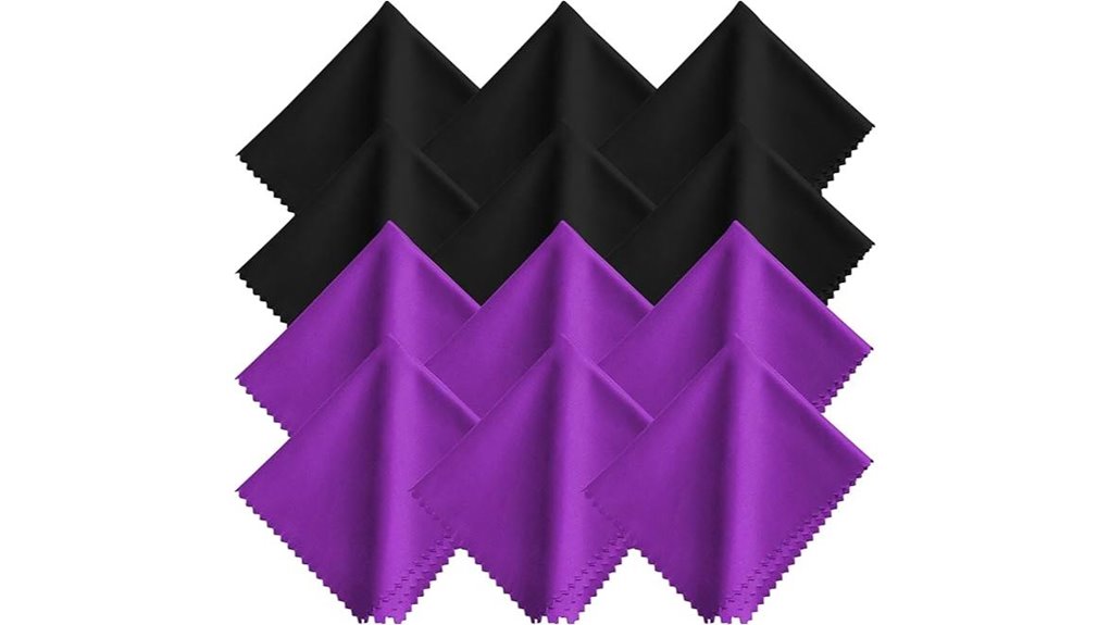 12 pack 7x6 microfiber cloths