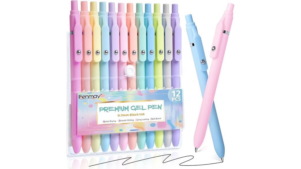 12 pack black 0 7mm quick dry