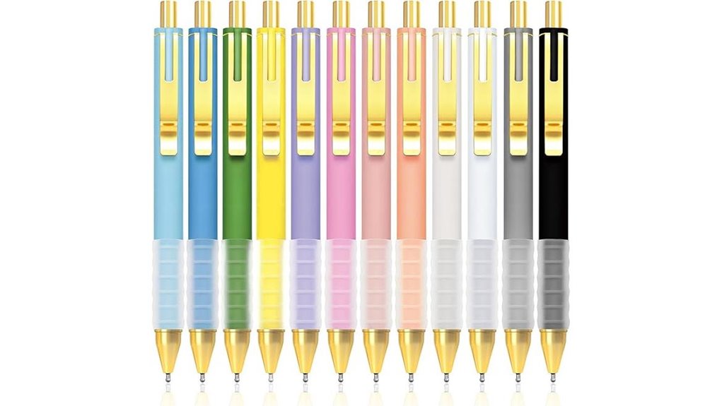 12 pack smooth retractable black ink