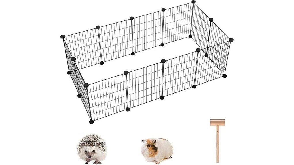 12 panel small pet playpen