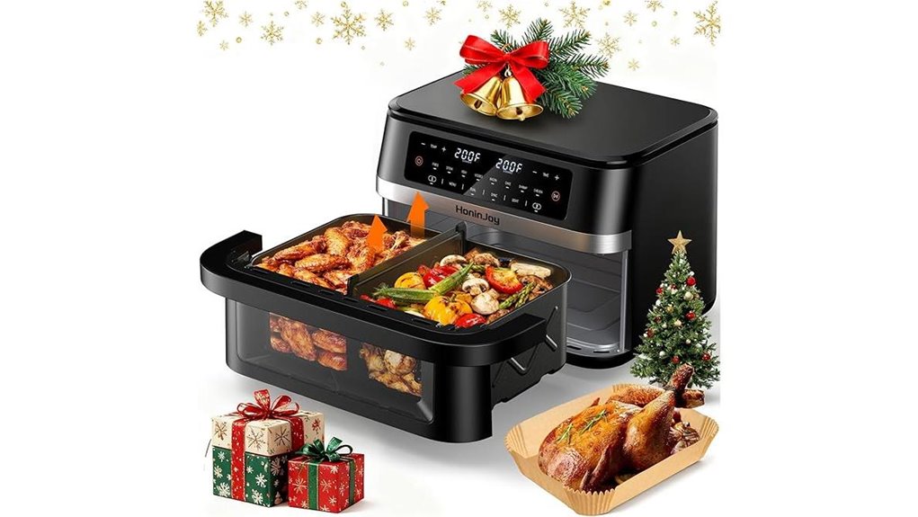 12 quart dual basket airfryer