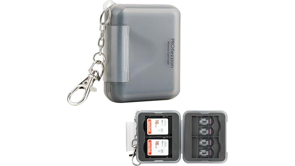 12 slot water resistant memory case