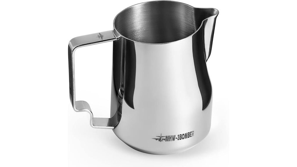 12oz stainless steel frothing pitcher