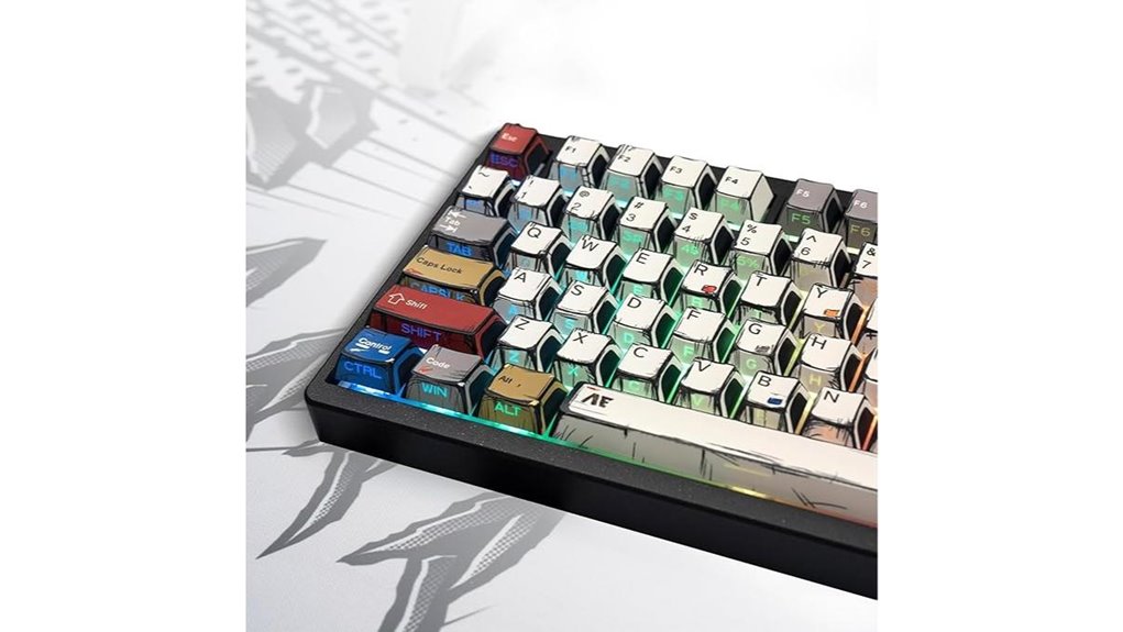 137 pbt doubleshot rgb keycaps