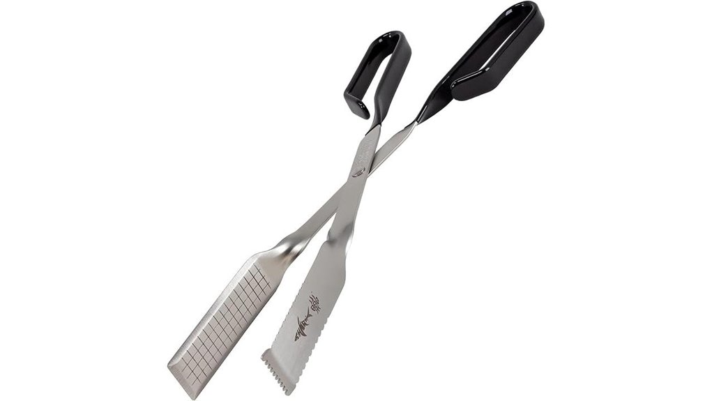 13 inch black scissor tongs