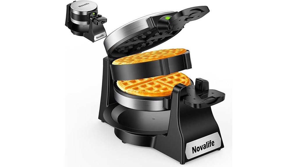1400w belgian double waffle maker