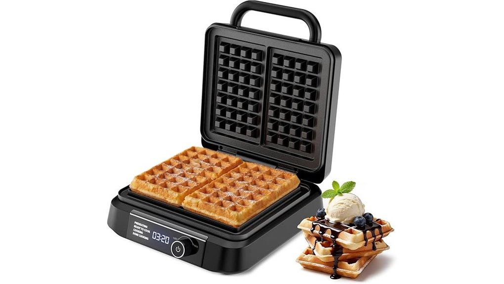 1400w belgian waffle maker