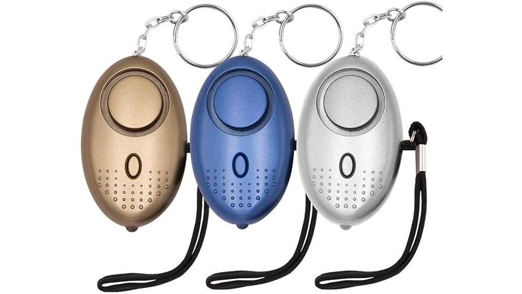 145db personal alarm keychains