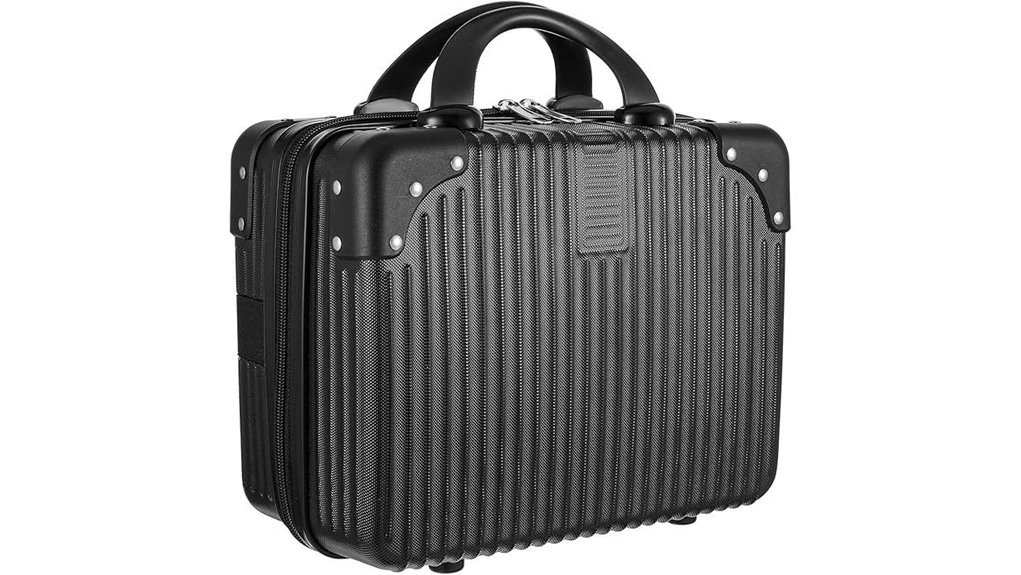 14 inch hard shell makeup case