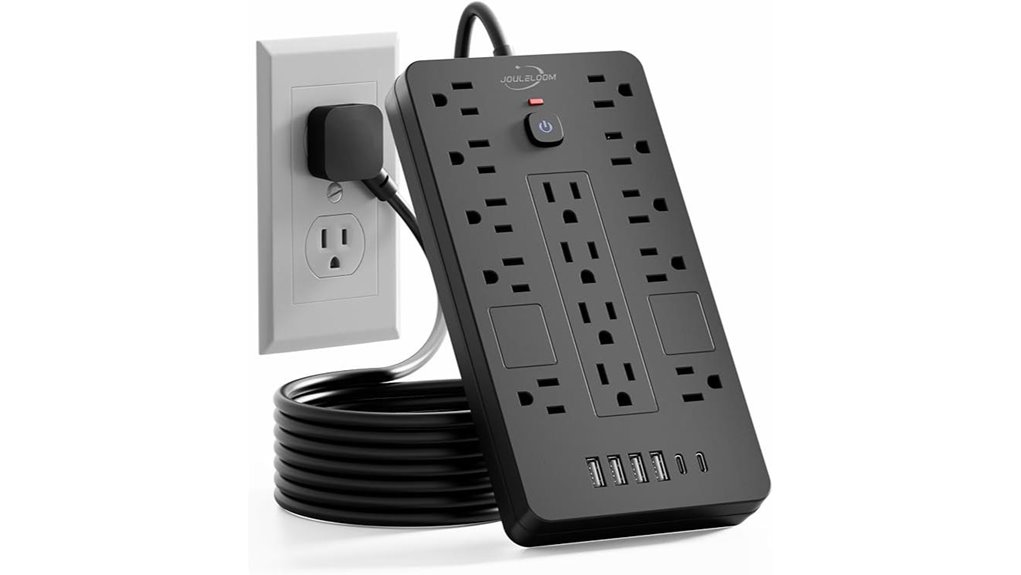 14 outlet surge protector powerstrip