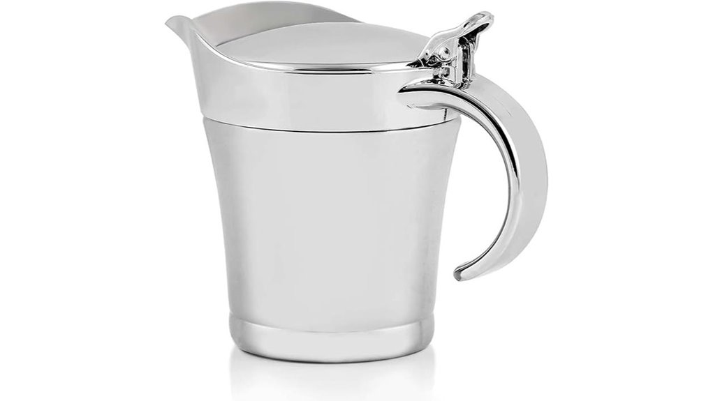 14oz stainless steel gravy boat