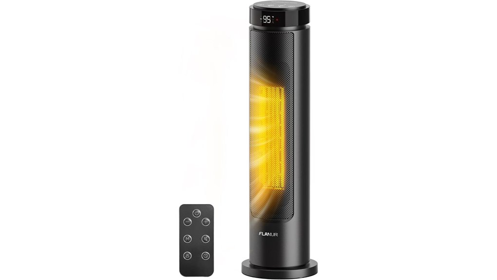 1500w portable oscillating heater