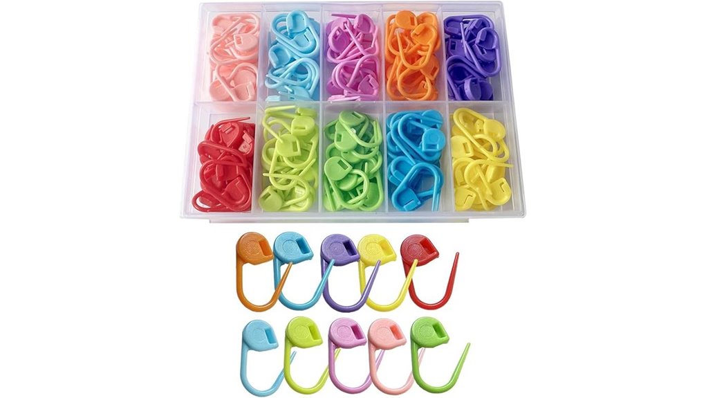 150 piece knitting stitch markers