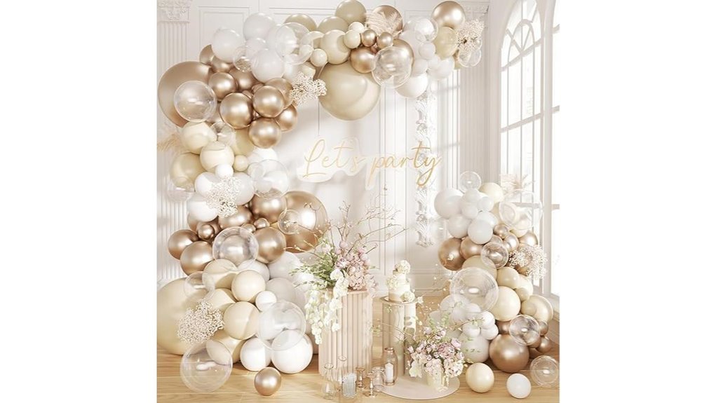 152 piece metallic gold garland
