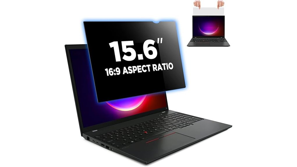 15 6 inch laptop privacy protector