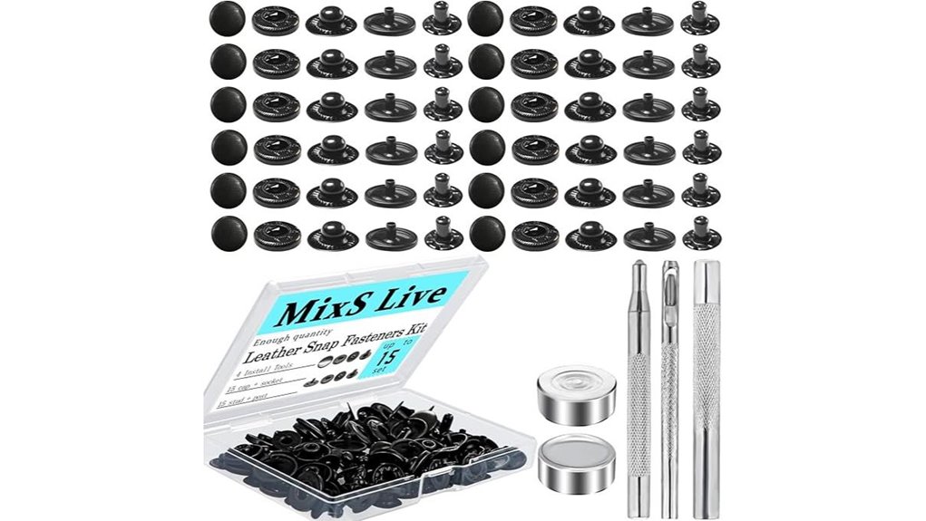 15mm brass snap fasteners