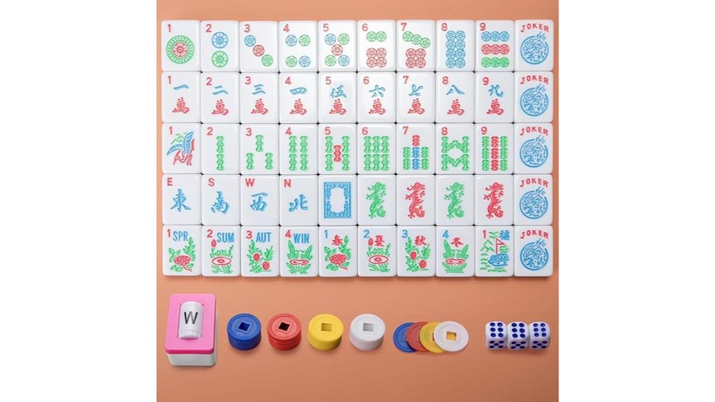 166 piece american mahjong set