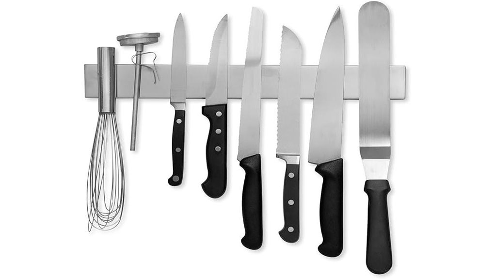 16 inch stainless steel magnetic knife bar